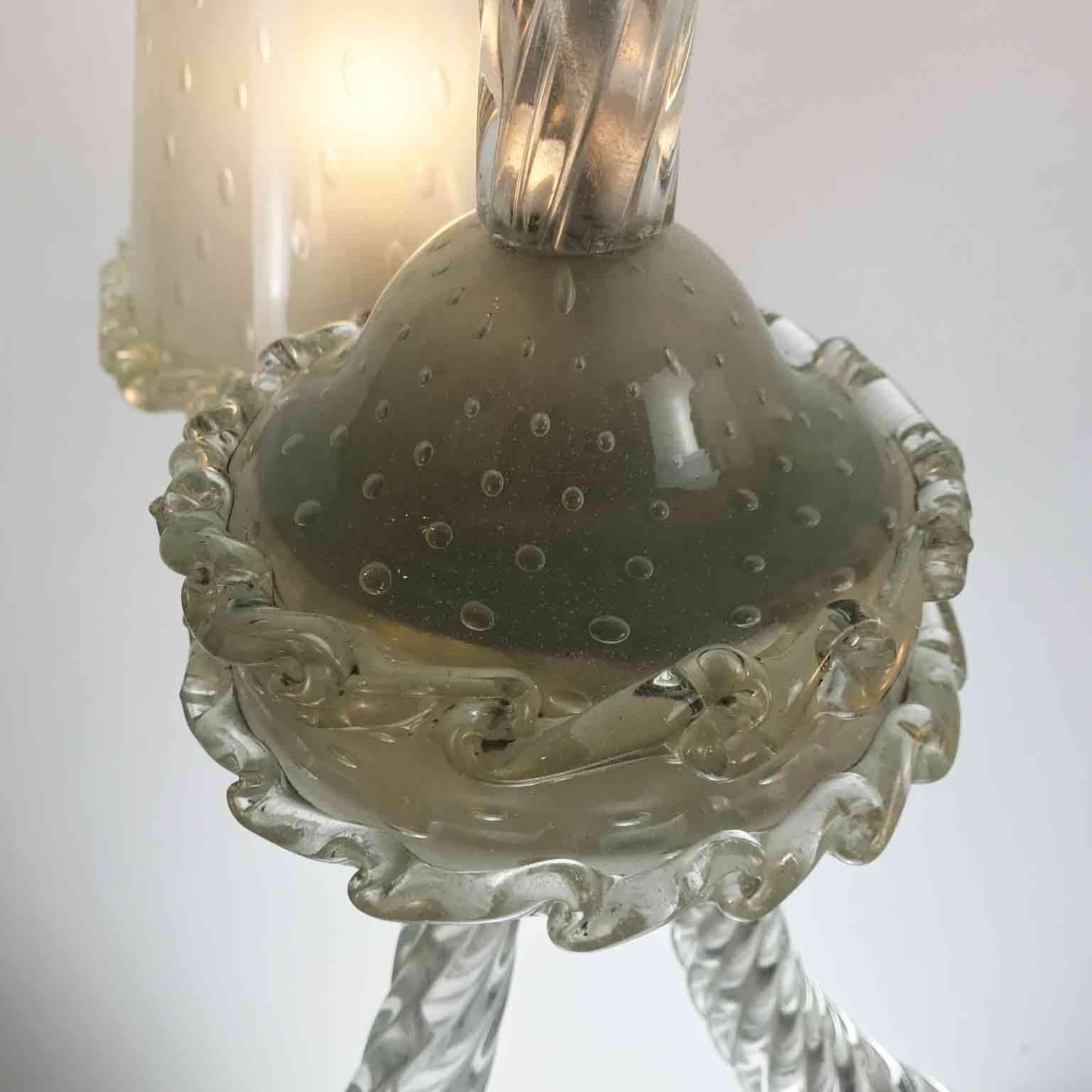 Italienischer Barovier Toso-Kronleuchter aus venezianischem Muranoglas des 20. Jahrhunderts im Angebot 14