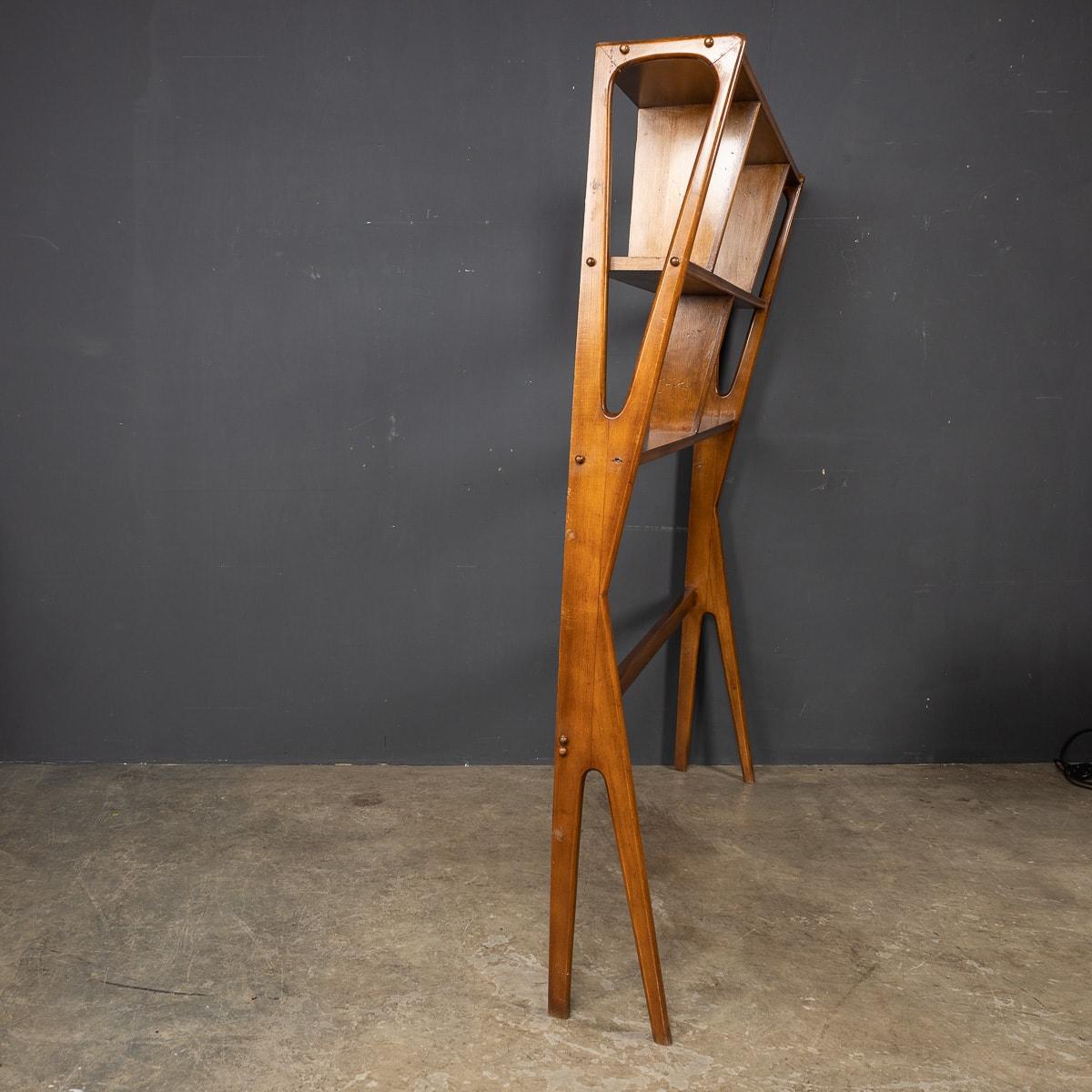 20th Century Italian Beech Wood Bookcase / Room Divider, c.1950 For Sale 1