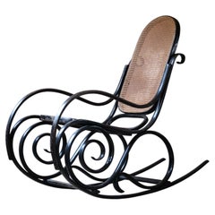 20th Century Italian Bentwood Rocking Chair