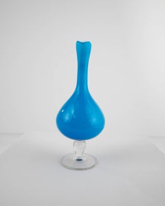 20th Century Italian Blue Glass Jug