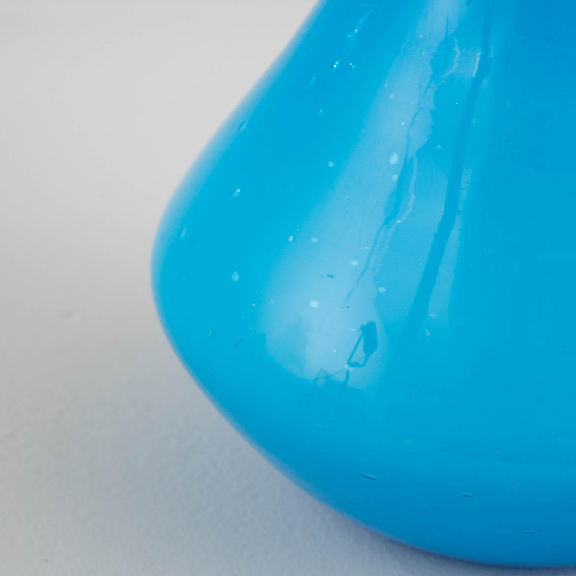 20th Century Italian Blue Glass Jug For Sale 2