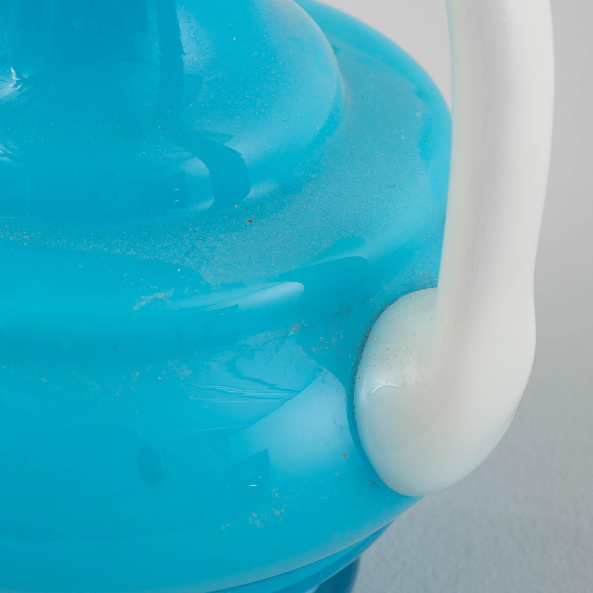 20th Century Italian Blue Glass Jug 5