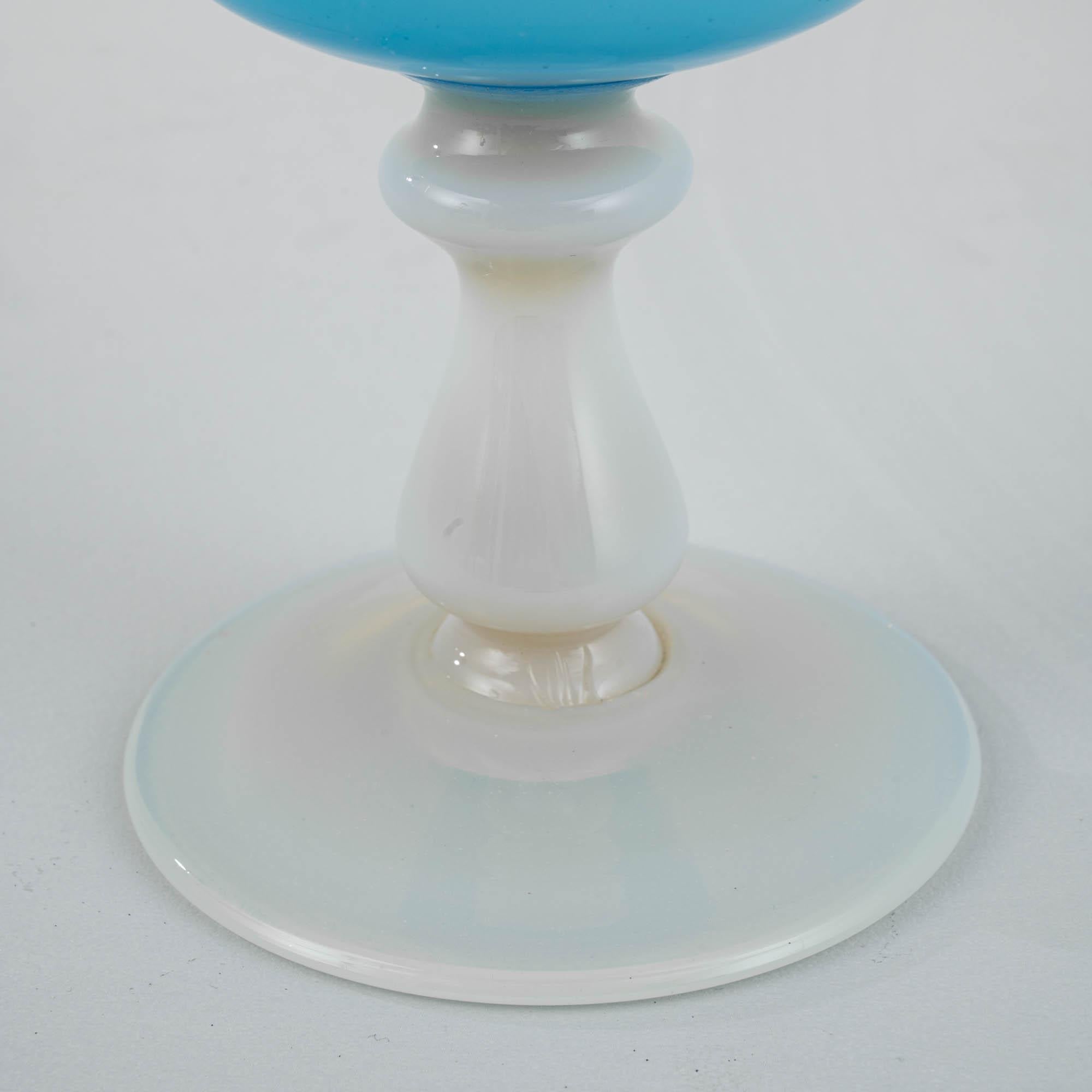 20th Century Italian Blue Glass Vase 3