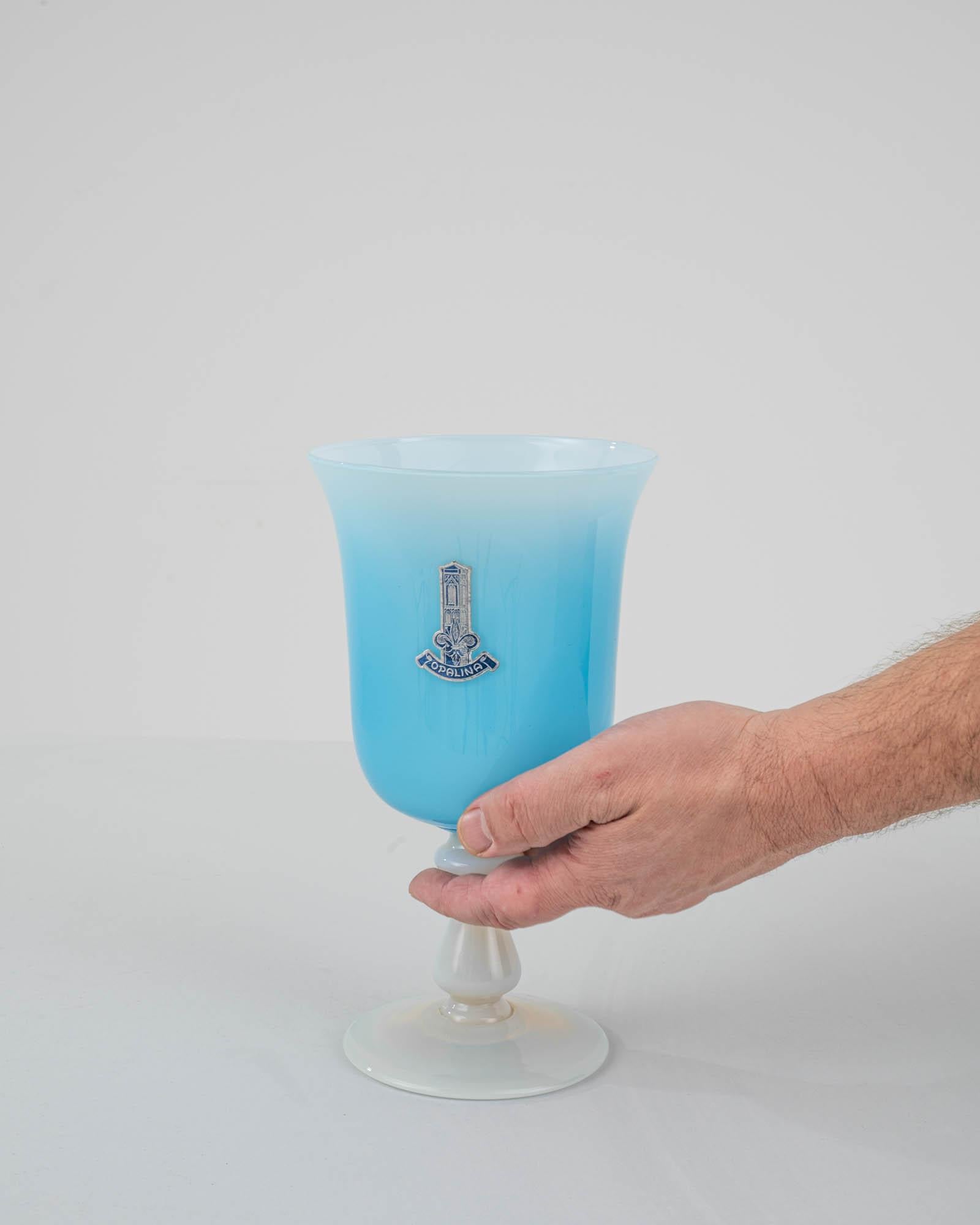 20th Century Italian Blue Glass Vase 6
