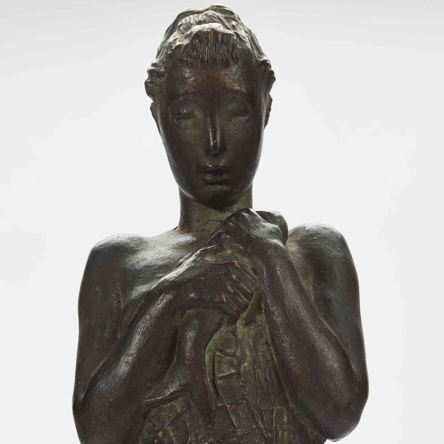 20th Century Italian Bolognese Naked Girl Sculpture with Fish and Net at 1stDibs naked girls