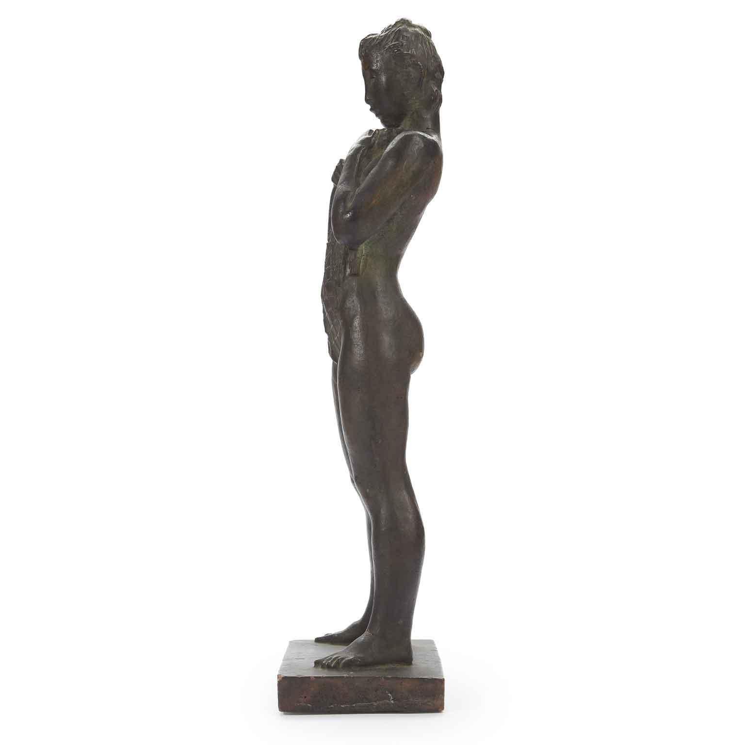 20th Century Italian Bolognese Naked Girl Sculpture with Fish and Net at 1stDibs naked girls