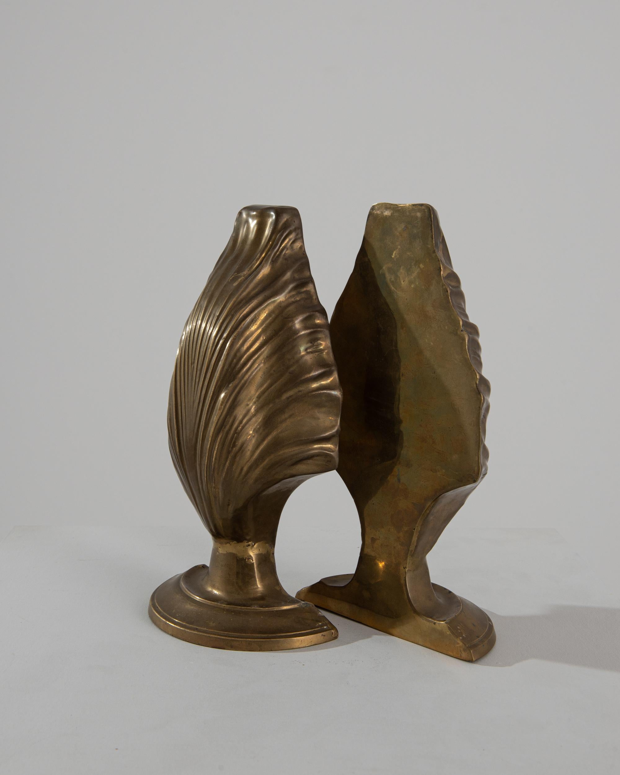 20th Century Italian Brass Bookends, a Pair 2