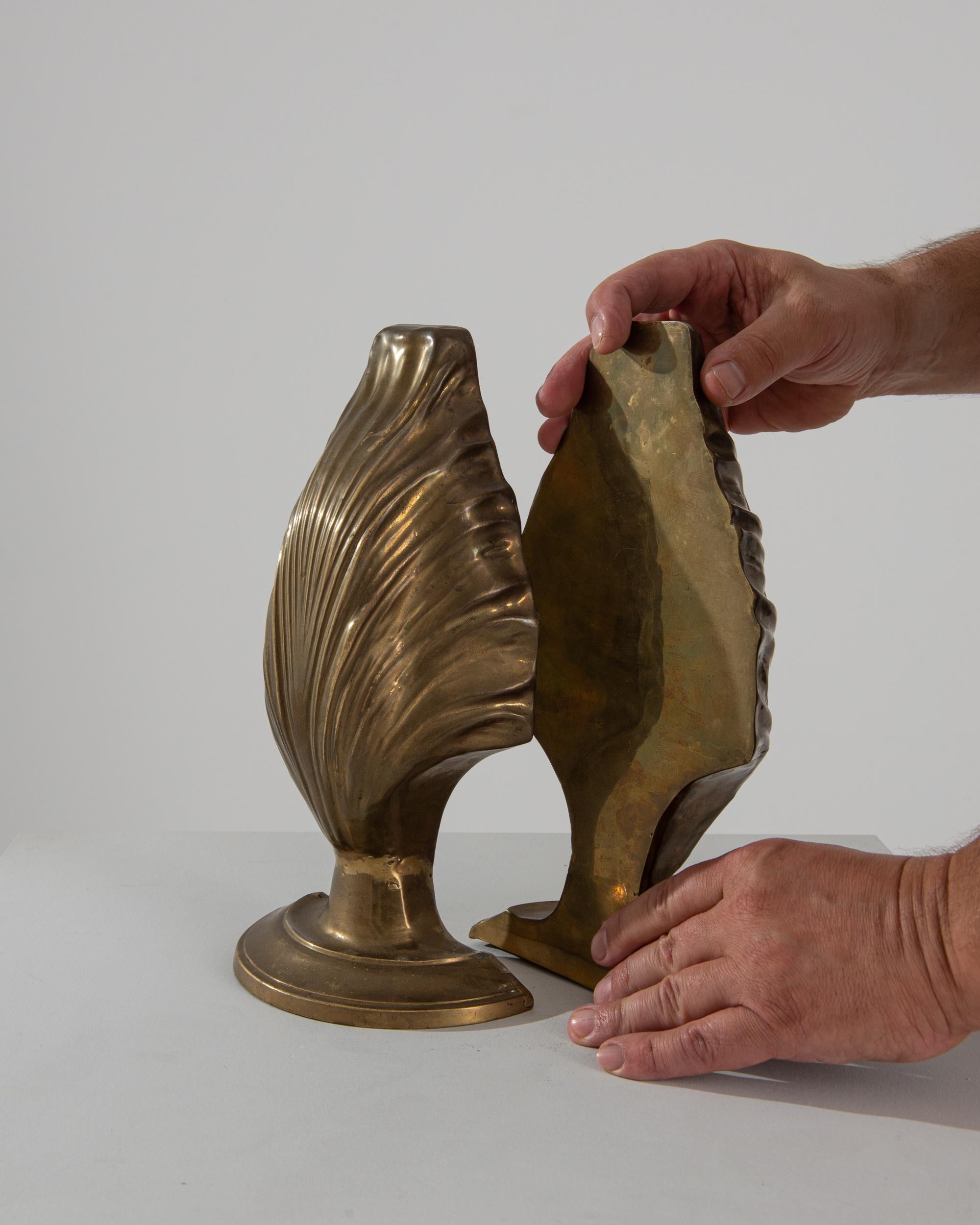 20th Century Italian Brass Bookends, a Pair 3