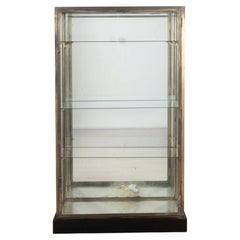 20th Century Italian Brass Display Cabinet