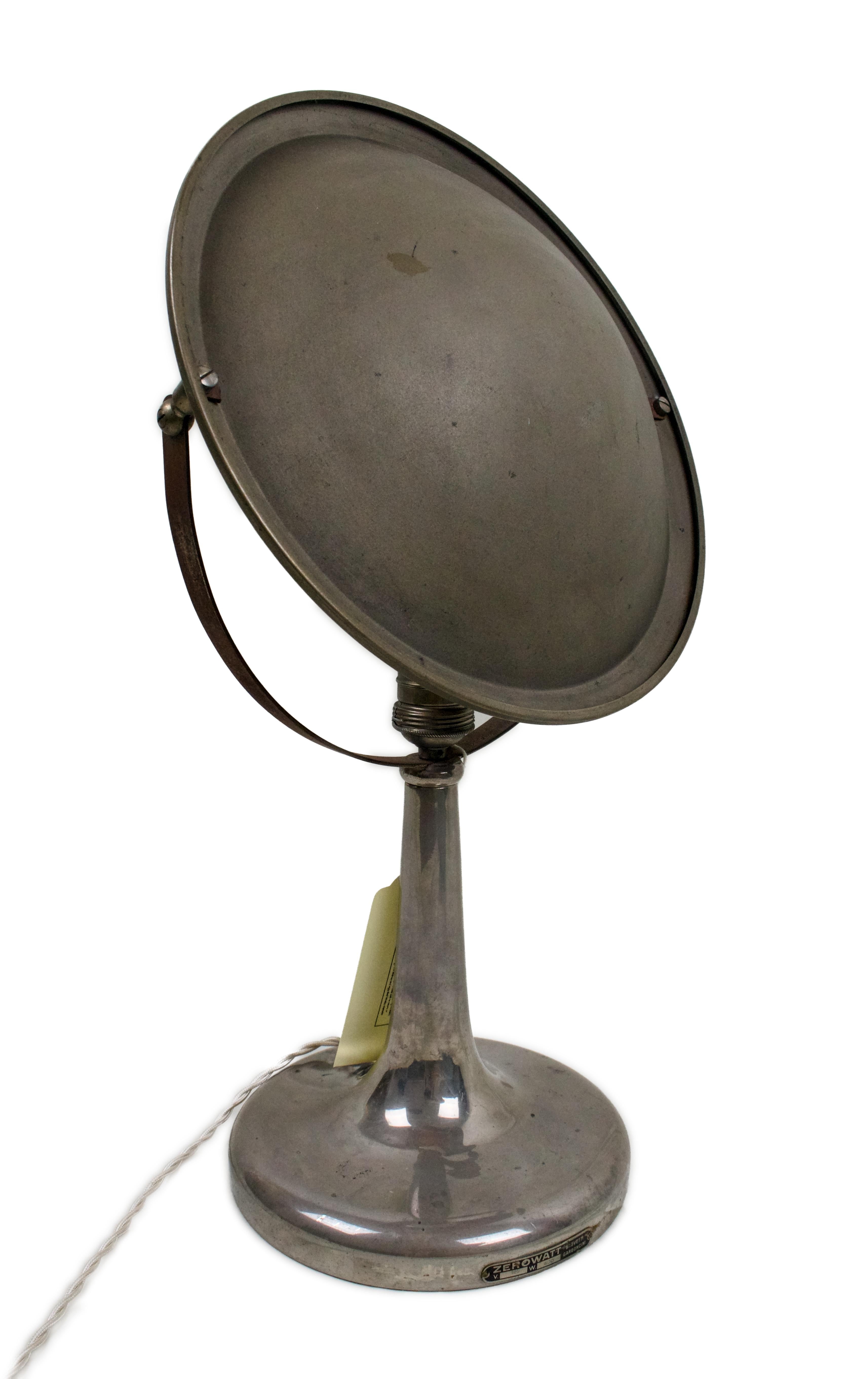 Mid-20th Century Zerowatt PTC lamp, 1950s Italian modernist For Sale