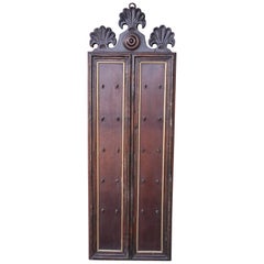 20th Century Italian Carved Walnut Key Hanger