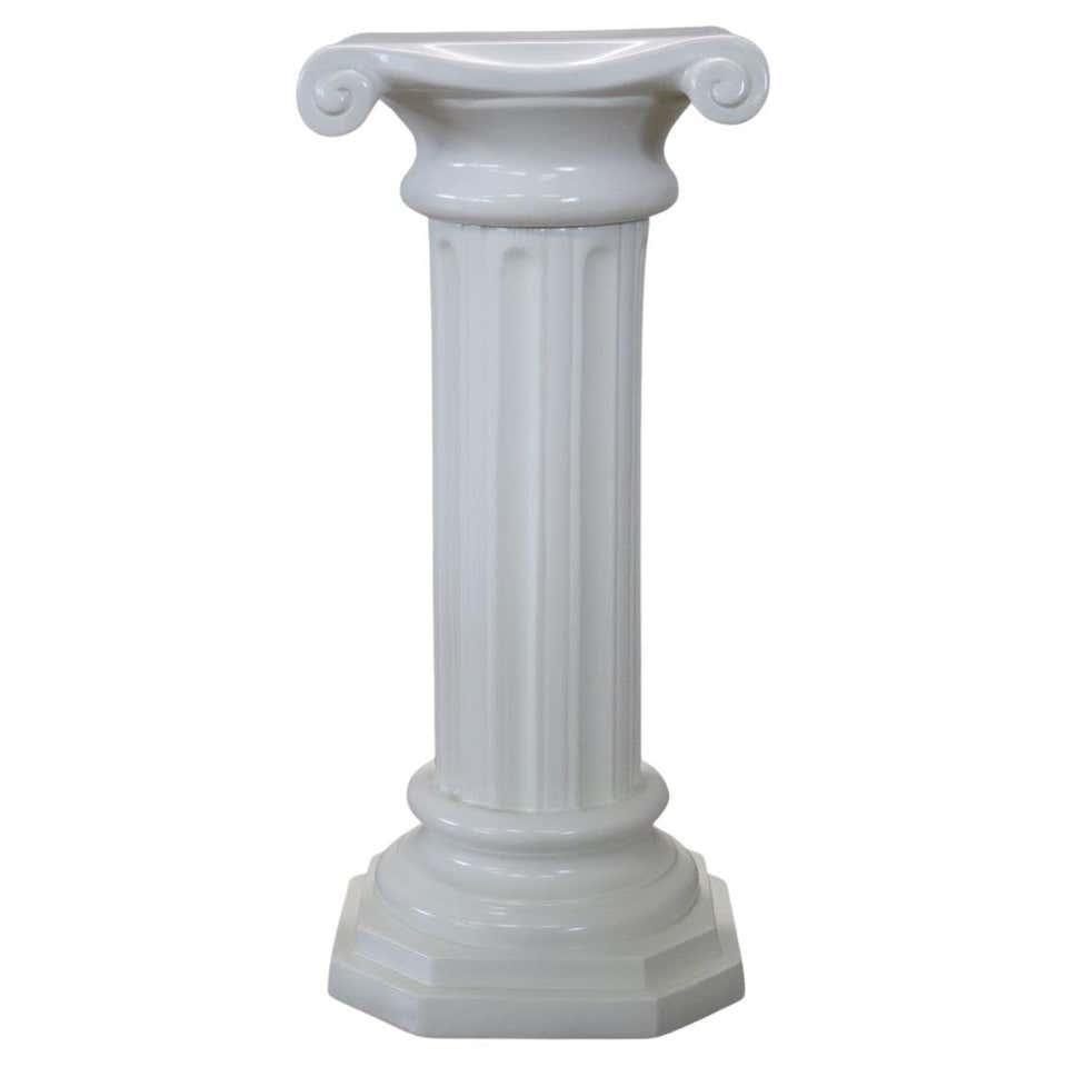 19th Century Italian Antique Column in Green Marble from the Alps For ...