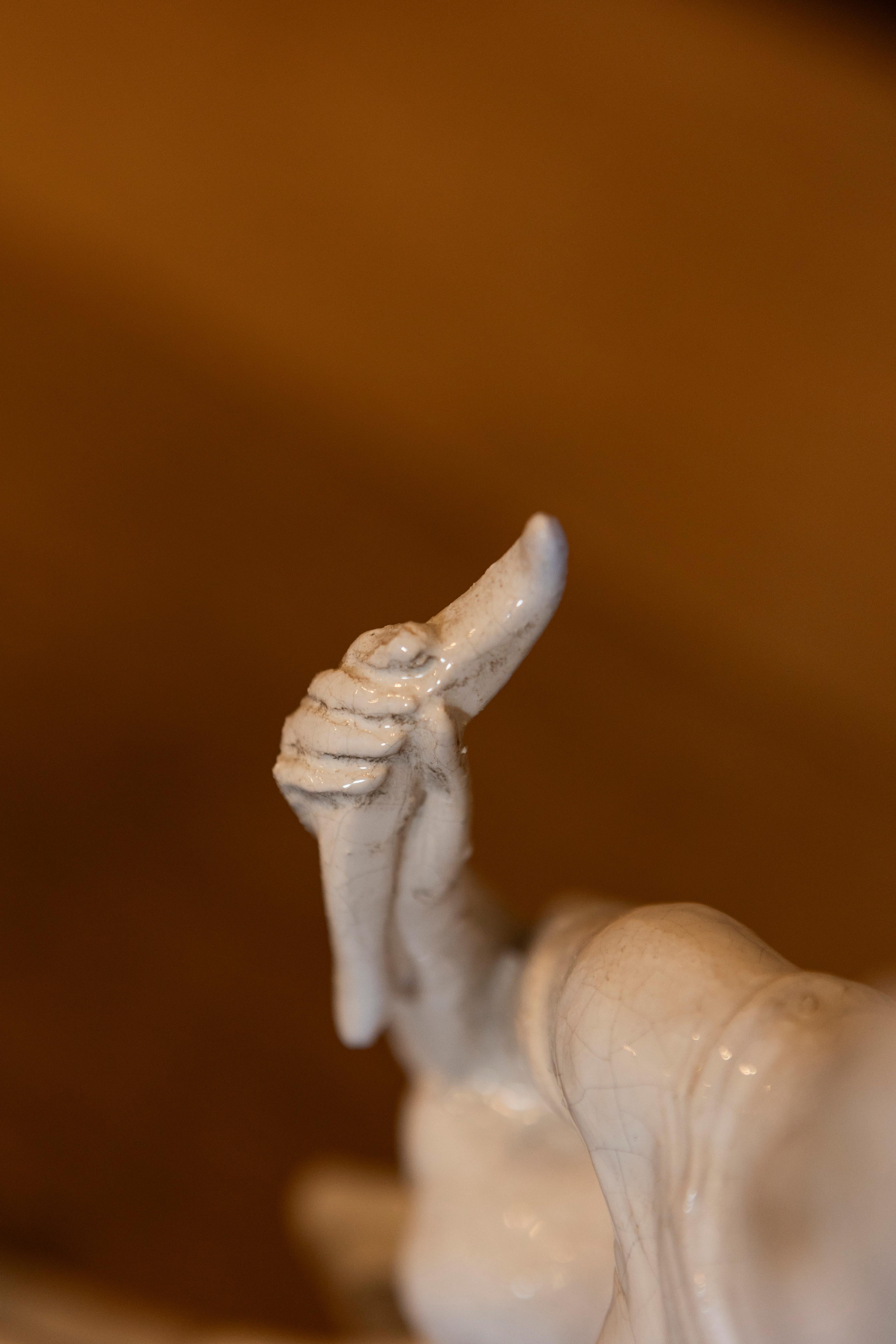 Scultura di Diana in ceramica italiana del XX secolo in vendita 4