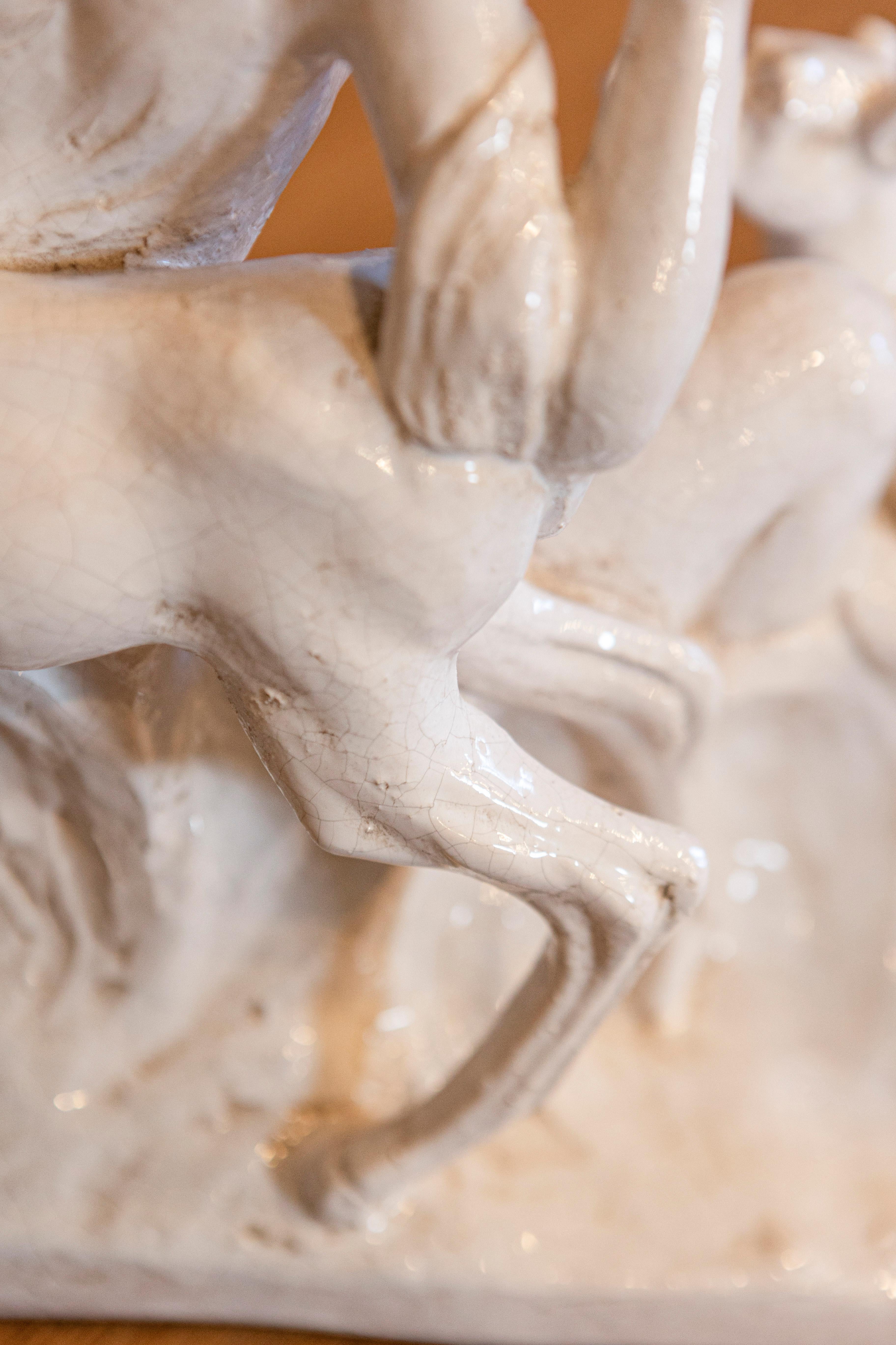 Scultura di Diana in ceramica italiana del XX secolo in vendita 2