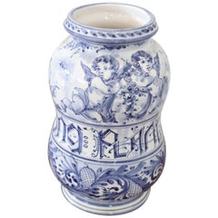 20th Century Italian Ceramic Vase by Lino Albisola Capo