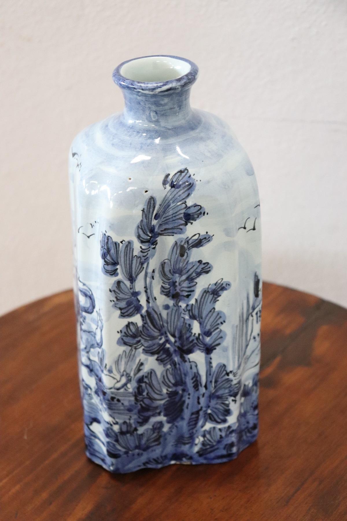 20th Century Italian Ceramic Vase In Excellent Condition In Casale Monferrato, IT