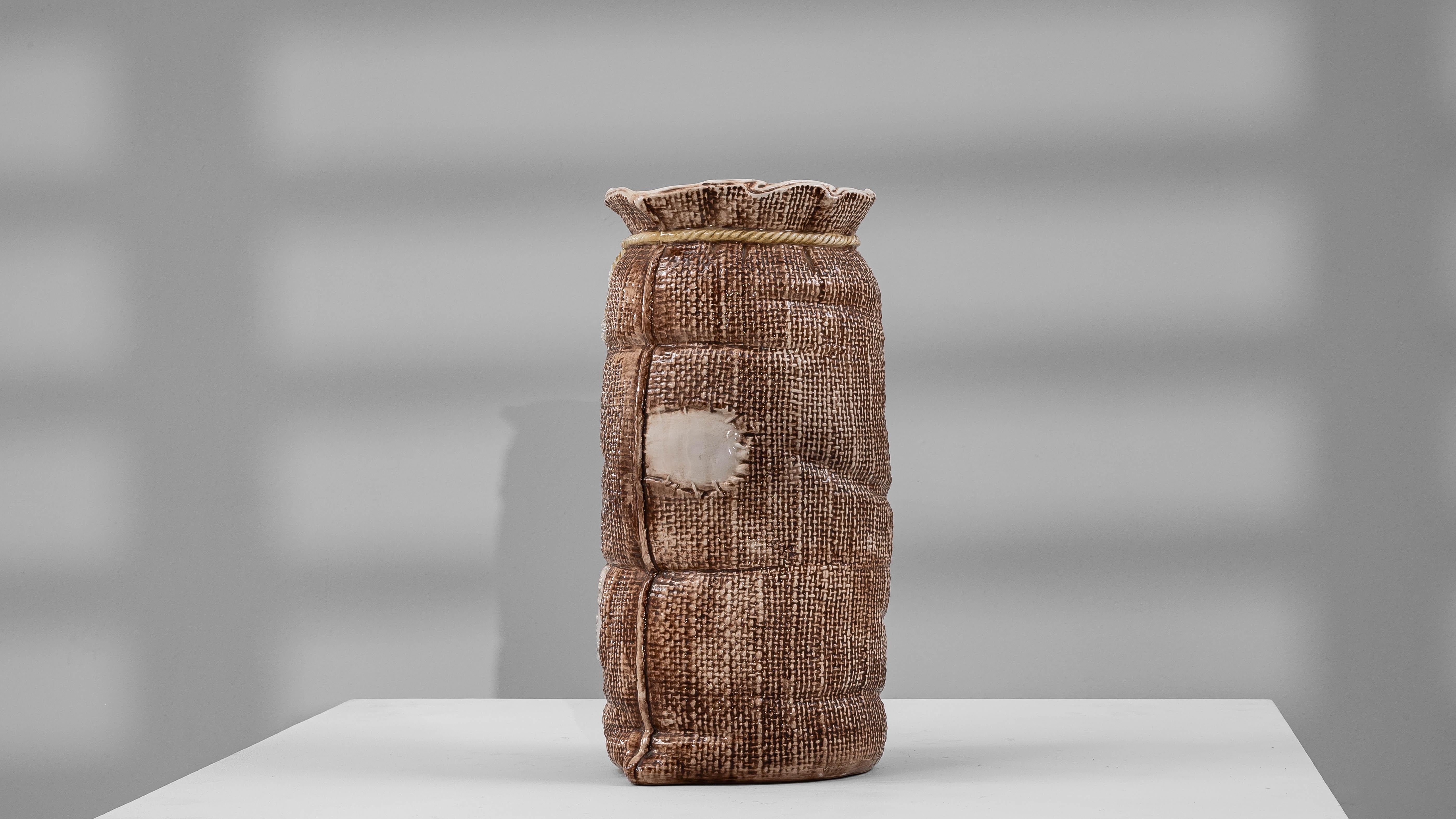 20th Century Italian Ceramic Vase For Sale 3