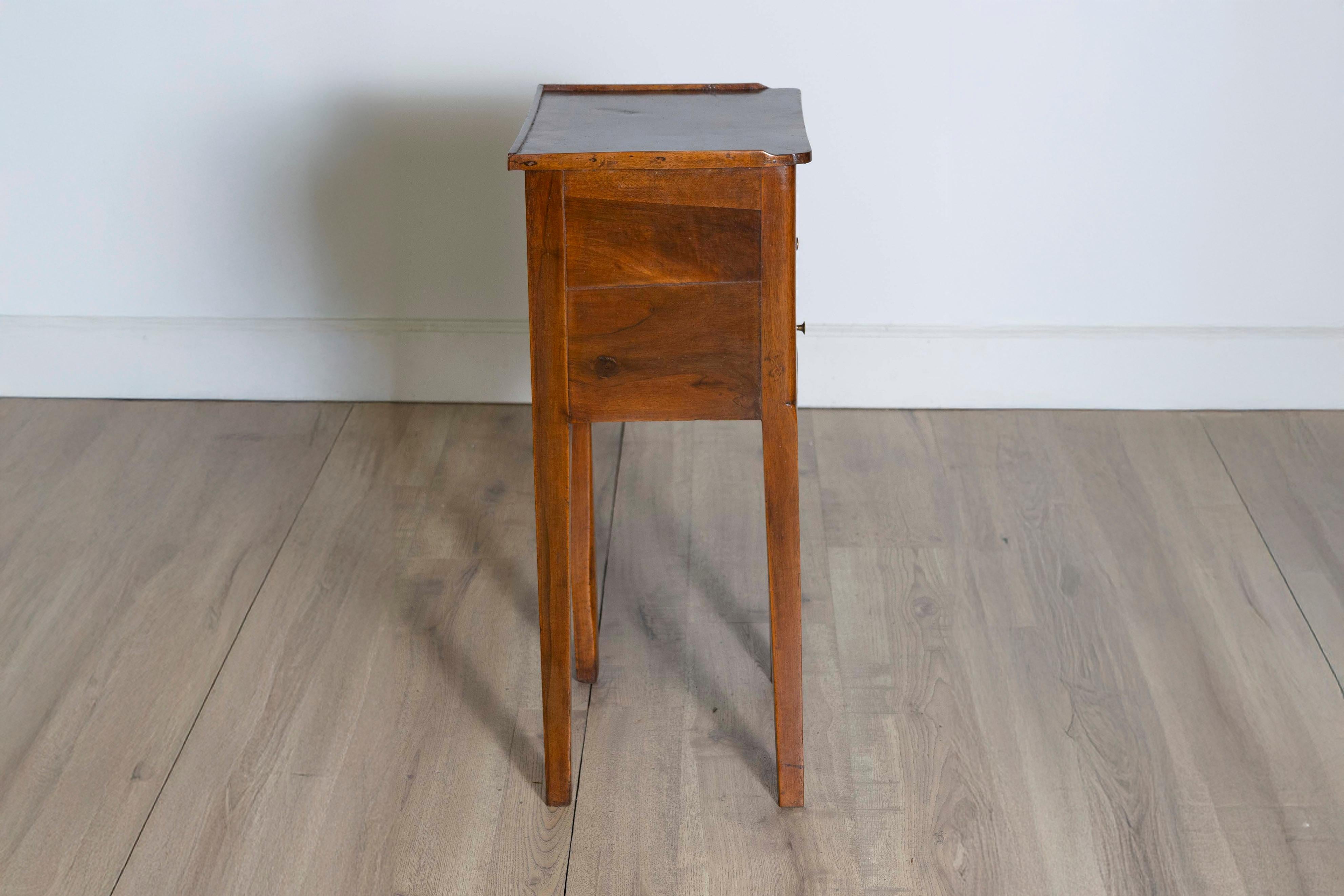 Walnut 20th Century Italian Chevet Table Circa 1900 For Sale