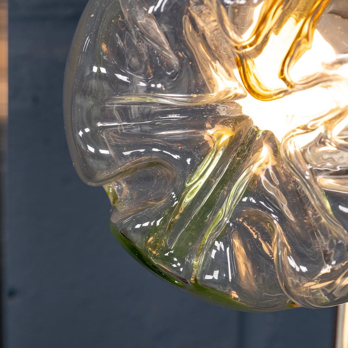 20th Century Italian Chrome & Glass Floor Lamp By Mazzega, Venice c.1970 For Sale 6