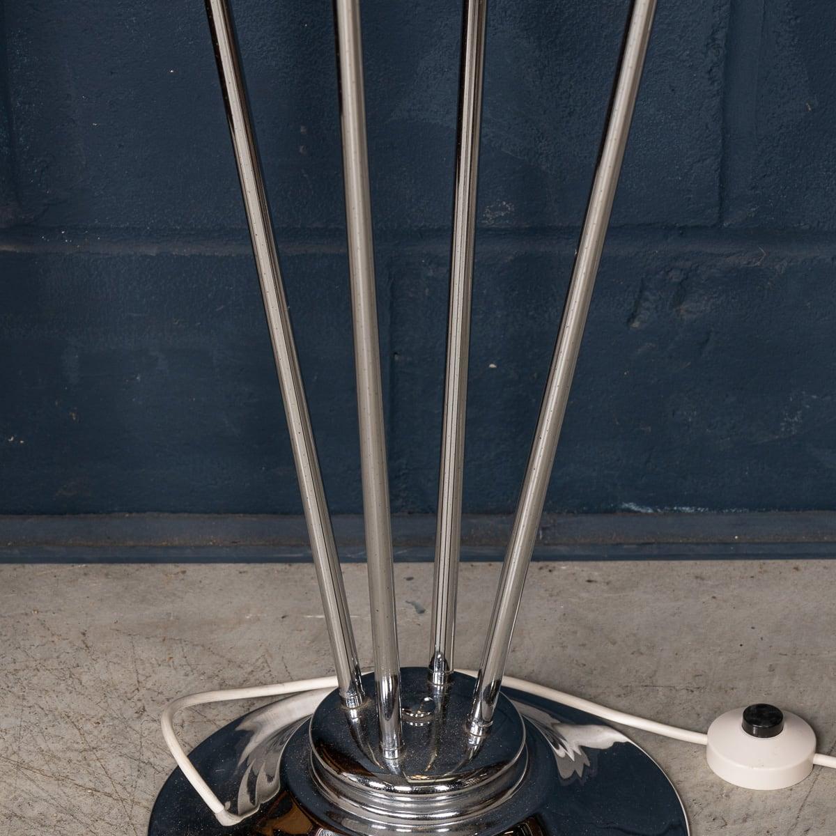 20th Century Italian Chrome & Glass Floor Lamp By Mazzega, Venice c.1970 For Sale 10