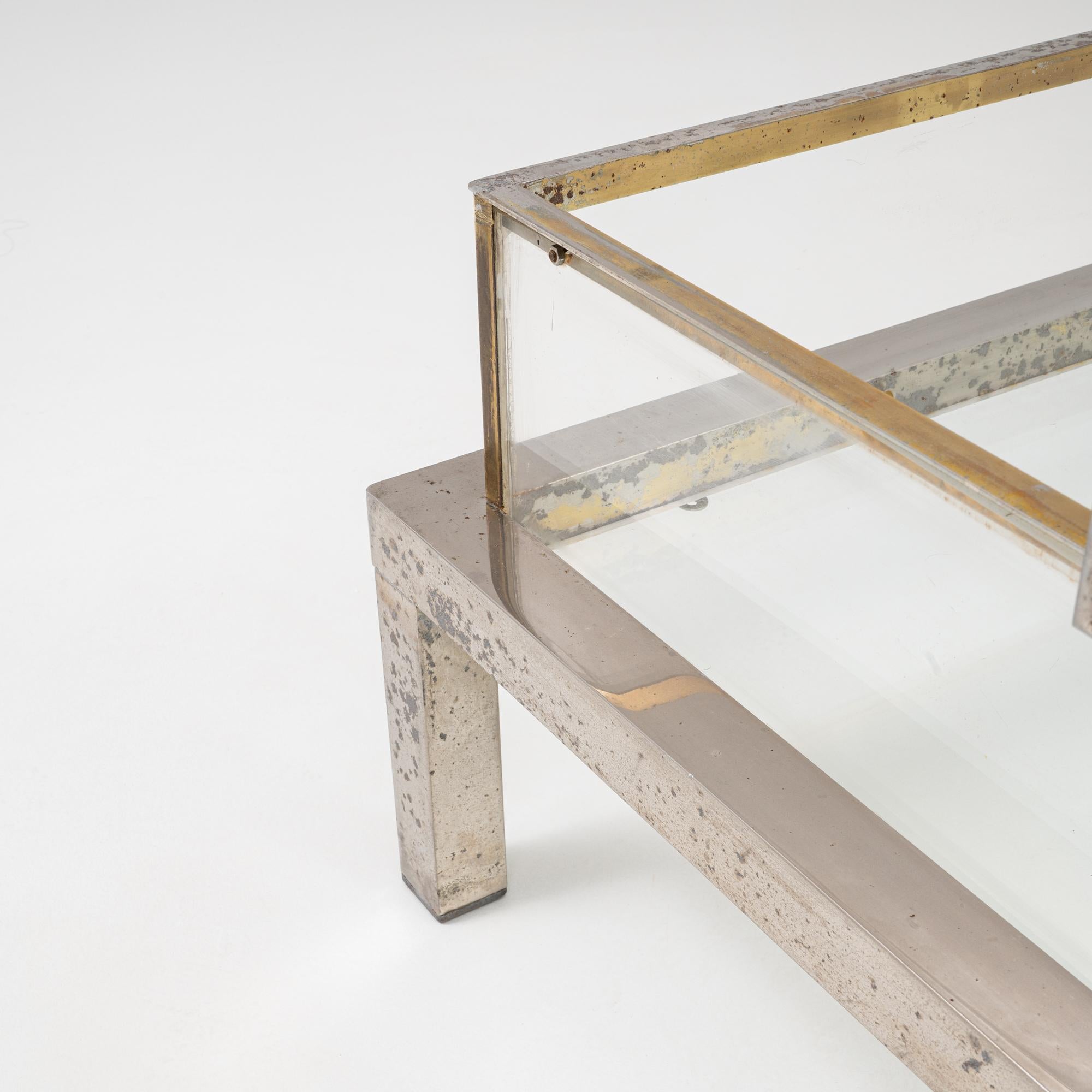 20th Century Italian Chrome Sliding Table By Belgo Chrom For Sale 9