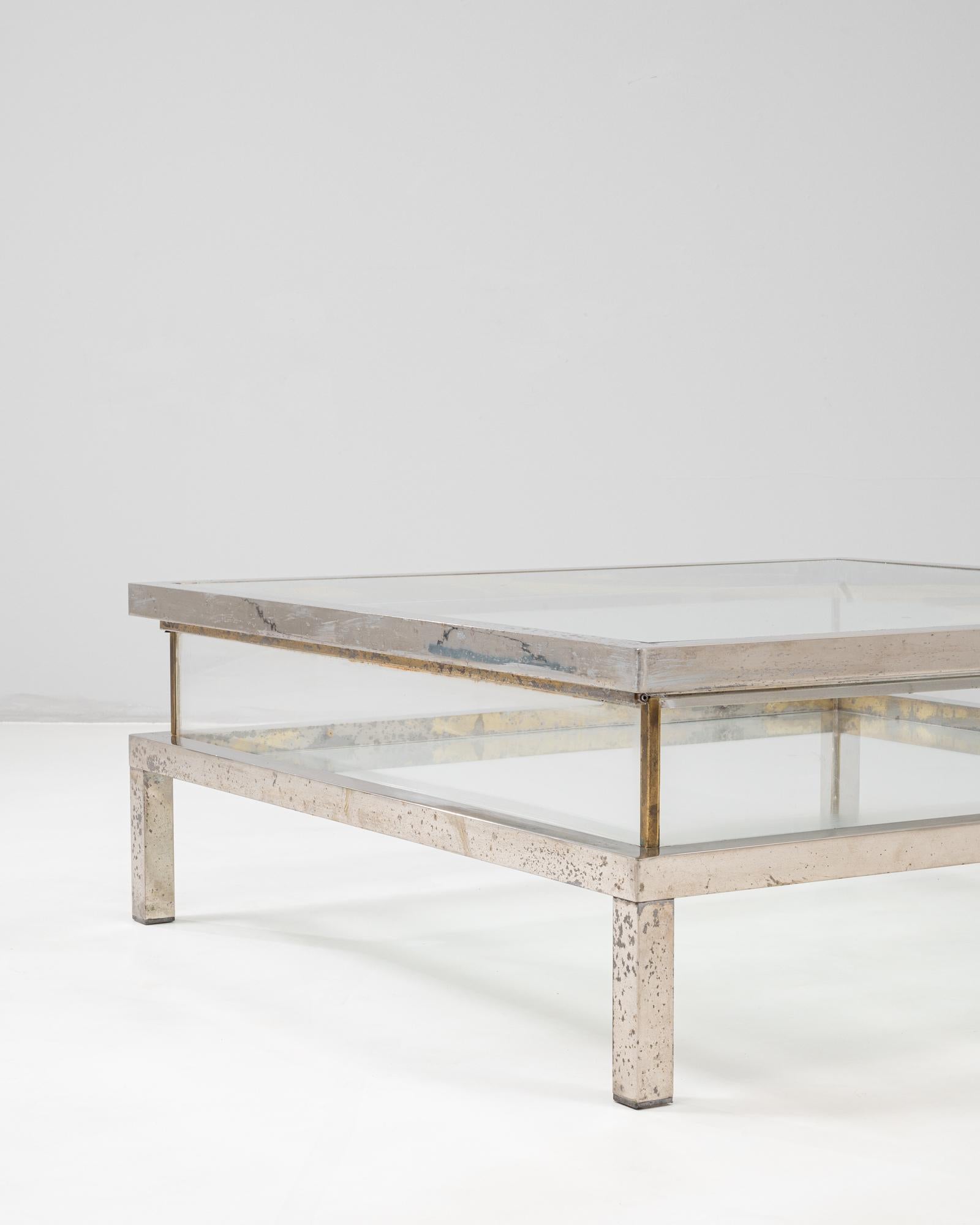 20th Century Italian Chrome Sliding Table By Belgo Chrom For Sale 6