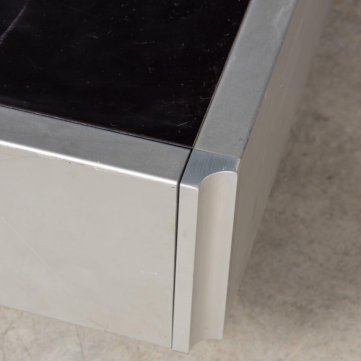 20thC Italian Coffee Table With Hidden Bar, In The Style Of Willy Rizzo c.1970 For Sale 5