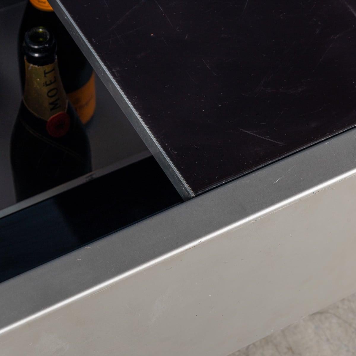 20thC Italian Coffee Table With Hidden Bar, In The Style Of Willy Rizzo c.1970 For Sale 12