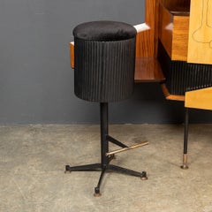 20th Century Italian Corner Bar with Stool by Vittorio Dassi, circa 1950