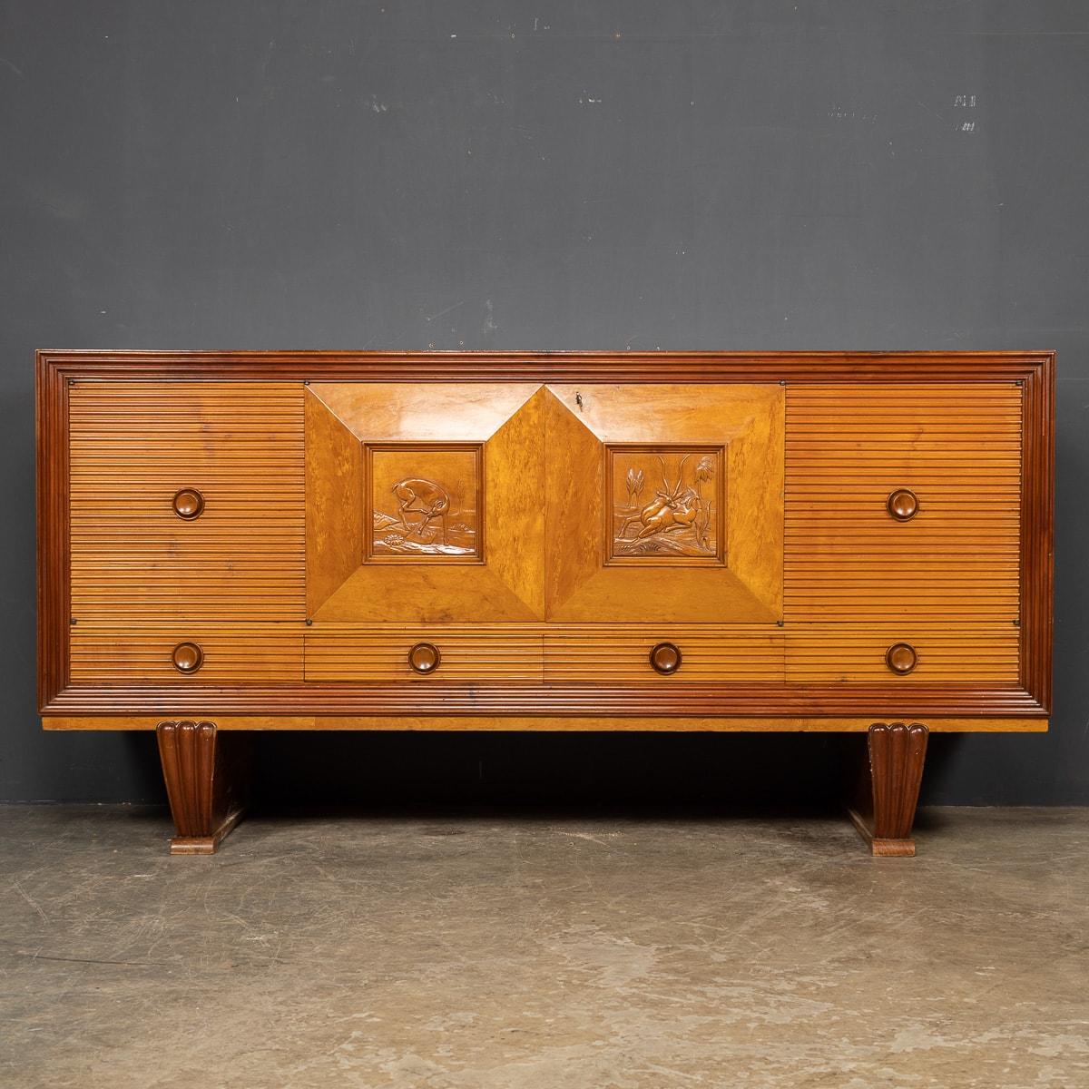 20th Century Italian Credenza attributed to Paolo Buffa, circa 1950 In Good Condition For Sale In Royal Tunbridge Wells, Kent