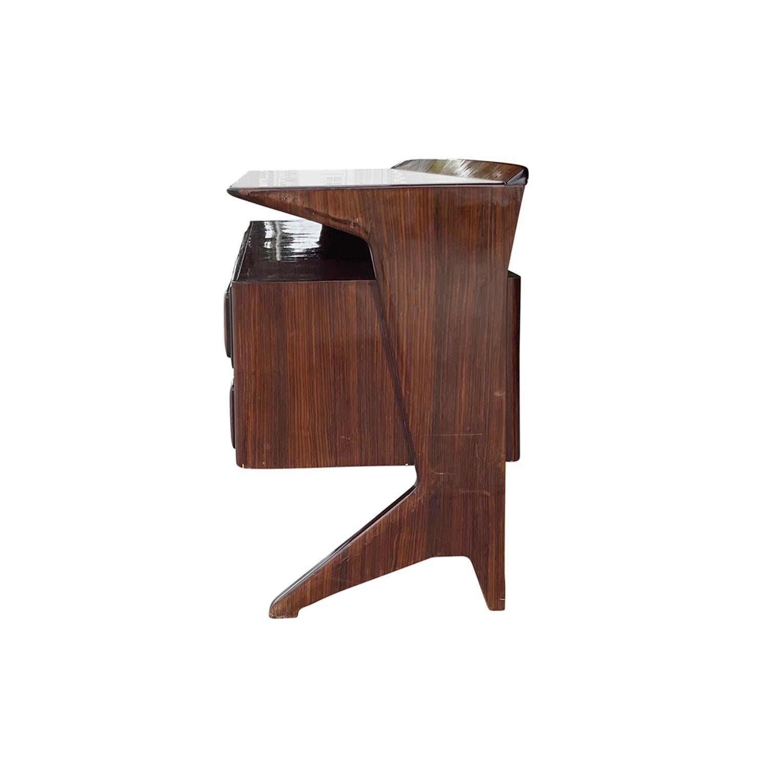 20th Century Italian Vintage Palisanderwood Sideboard by Vittorio Dassi For Sale 2