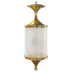 Lustre italien du XXe siècle en cristal Fontana Arte par Pietro Chiesa