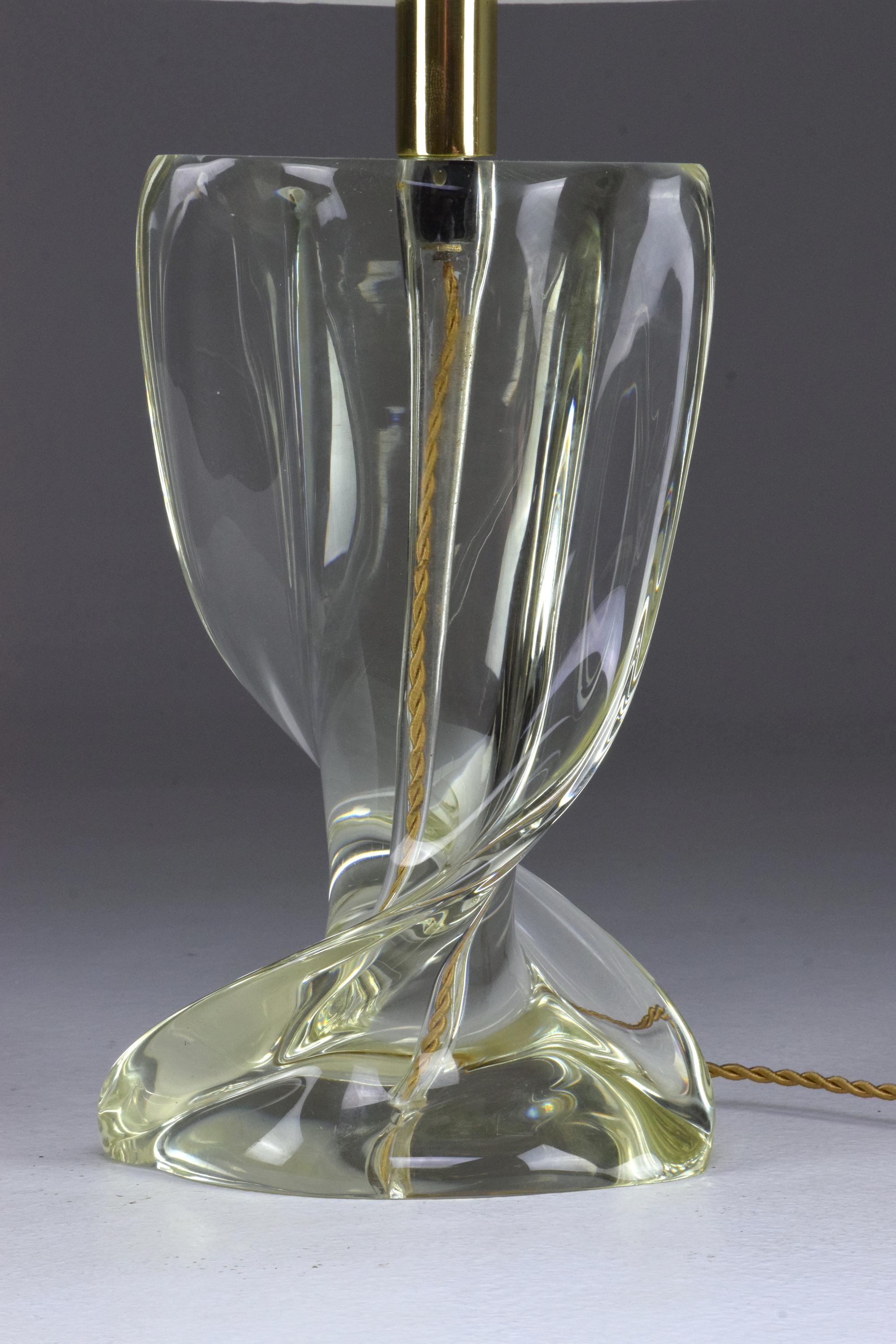 20th Century Italian Crystal Table Lamp, 1960s 2