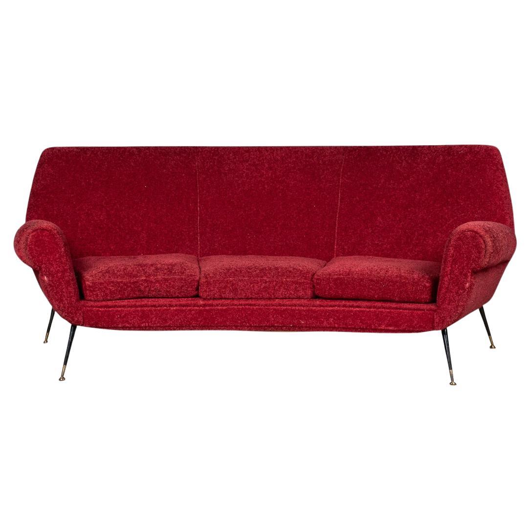 20th Century Italian Curved Sofa By Gigi Radice For Minotti, c.1960