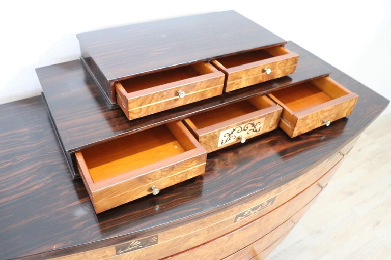 20th Century Italian Design Art Deco Inlaid Briarwood ...