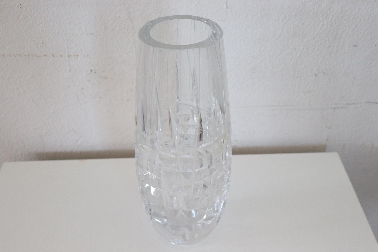 20th Century Italian Design Art Glass Vase, 1970s In Excellent Condition For Sale In Casale Monferrato, IT