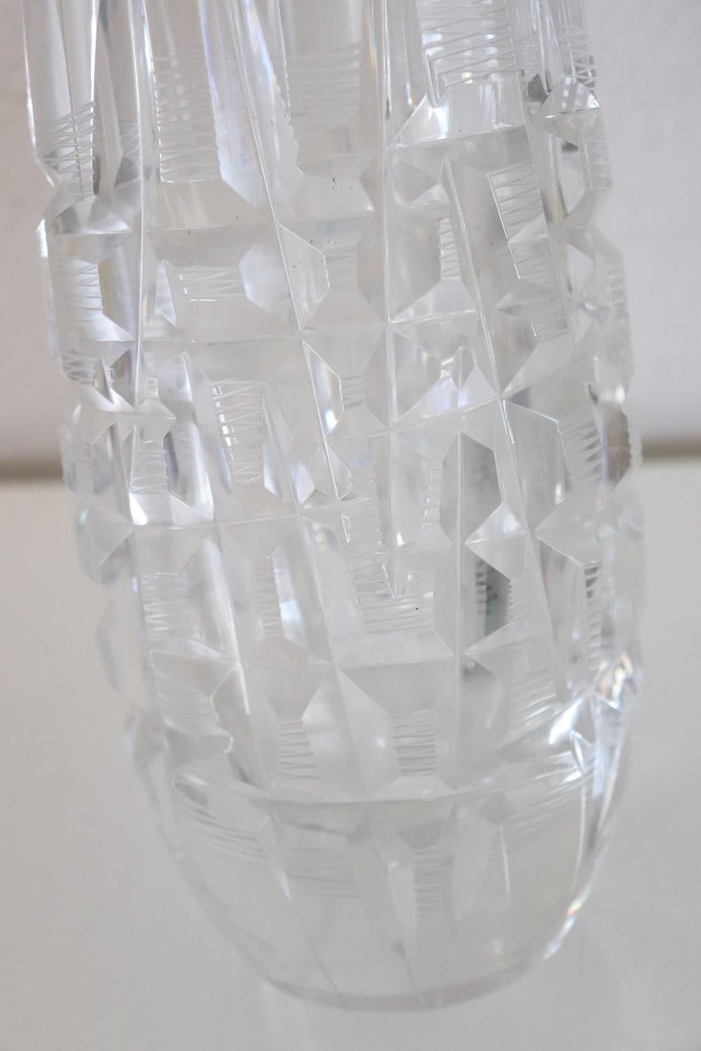 20th Century Italian Design Art Glass Vase, 1970s For Sale 1