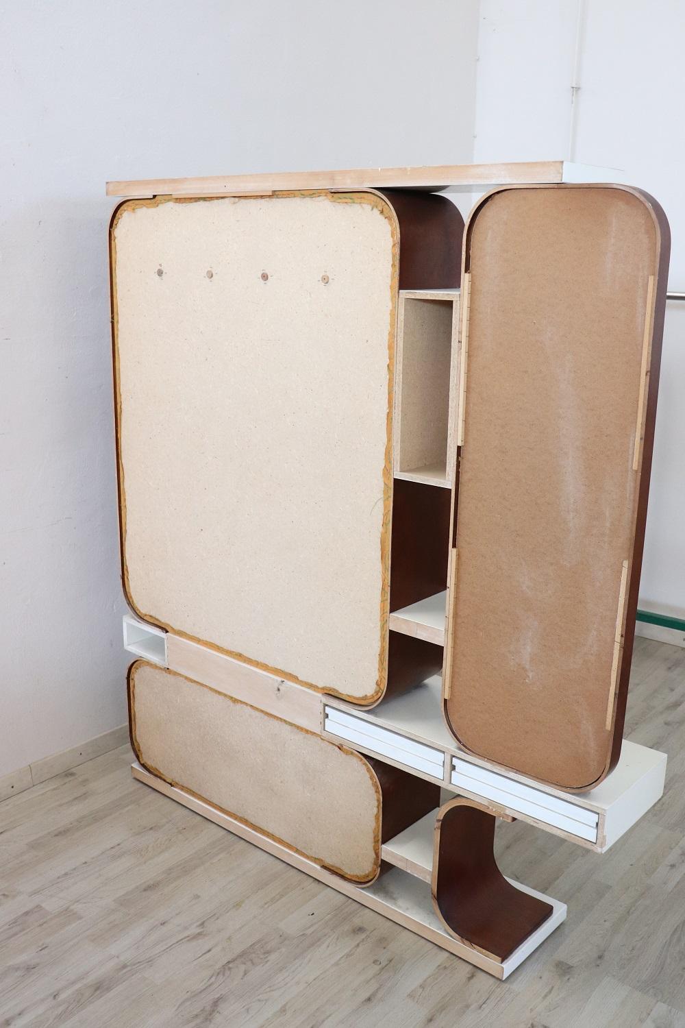 20th Century Italian Design Cabinet With Clothes Hangers, 1960s For Sale 5