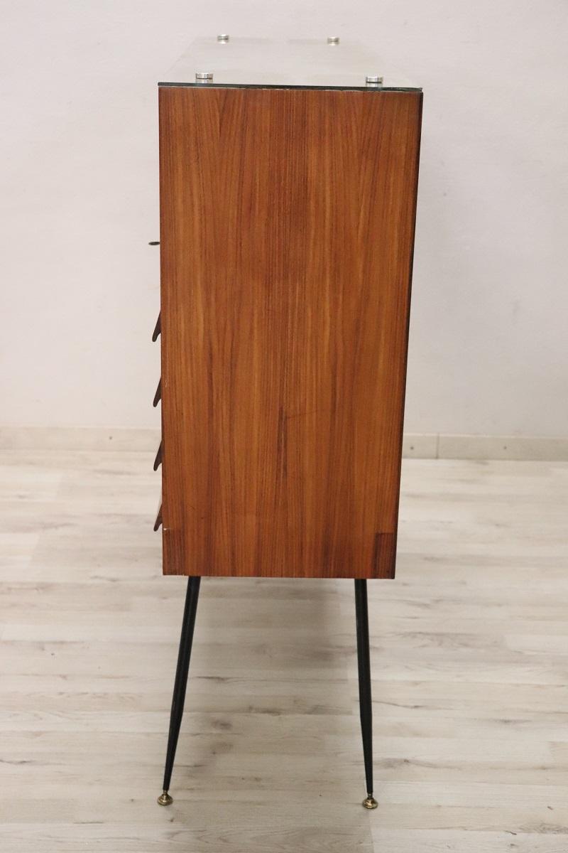 20th Century Italian Design Central Bar Cabinet, 1950s / 1960s For Sale 10