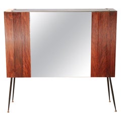 Mueble bar central de diseño italiano del siglo XX, años 50 / 60