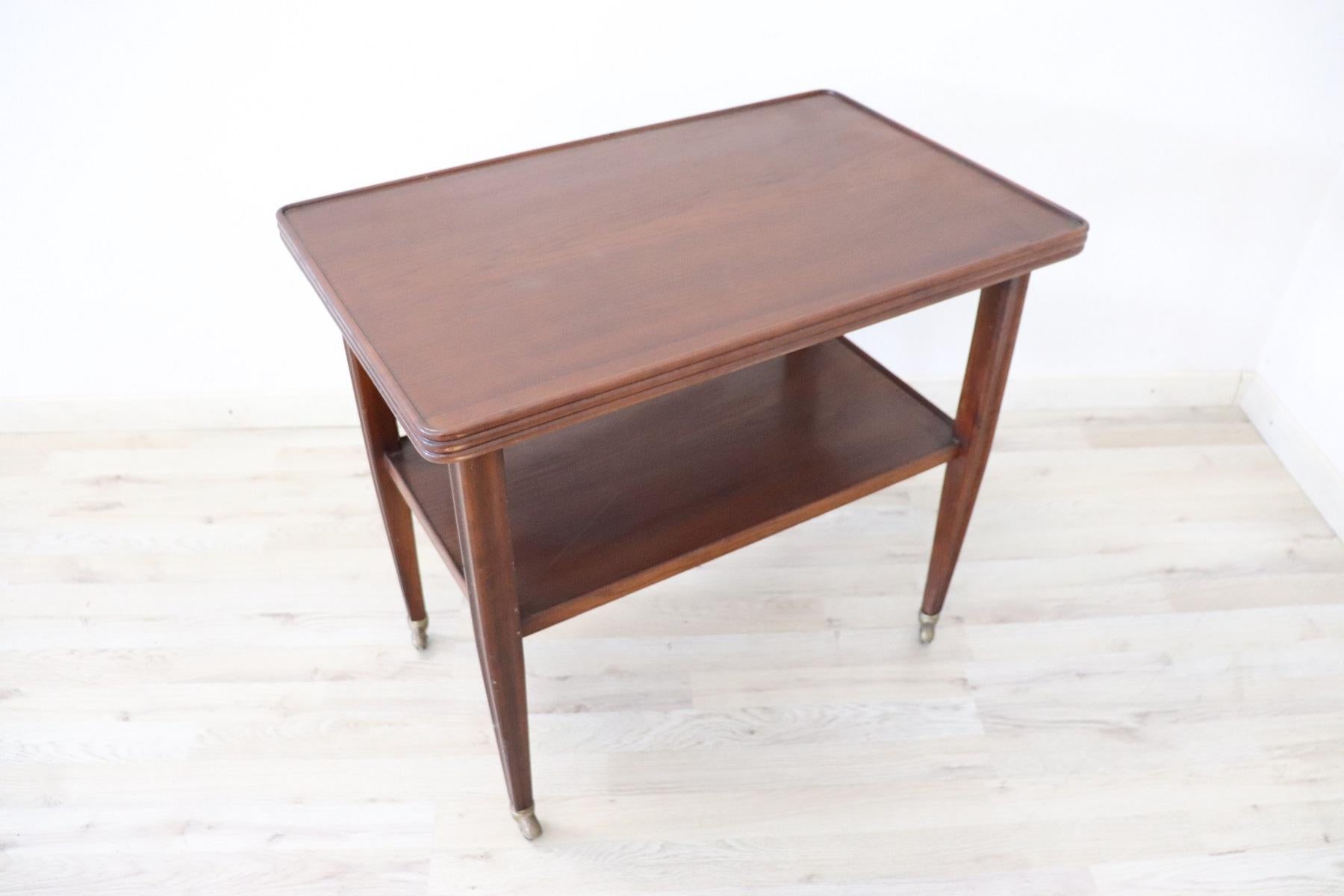 20th Century Italian Design Drinks Trolley or Bar Cart, 1940s 2