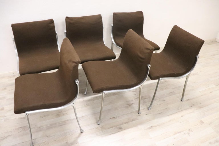 20th Century Italian Design in the Style of Osvaldo Borsani Chairs, Set of 6 For Sale 1