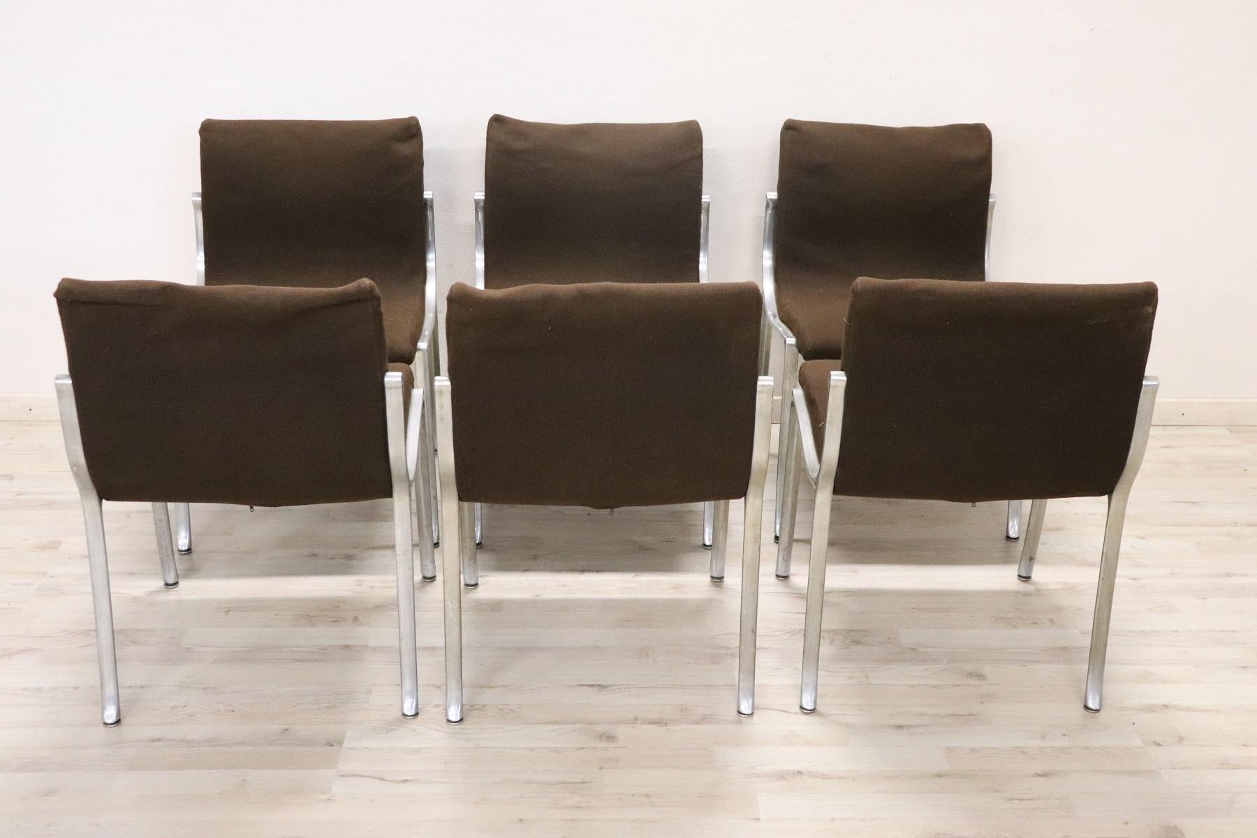 20th Century Italian Design in the Style of Osvaldo Borsani Chairs, Set of 6 For Sale 2
