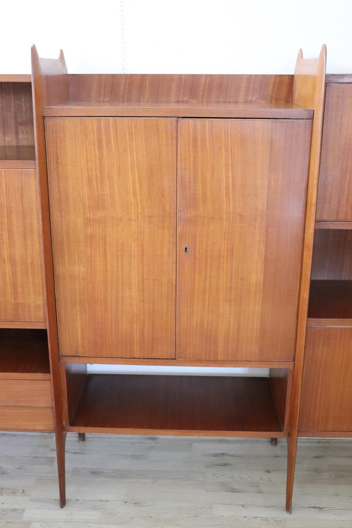 20th Century Italian Design Large Bookcase or Cabinet, 1960s In Good Condition For Sale In Casale Monferrato, IT