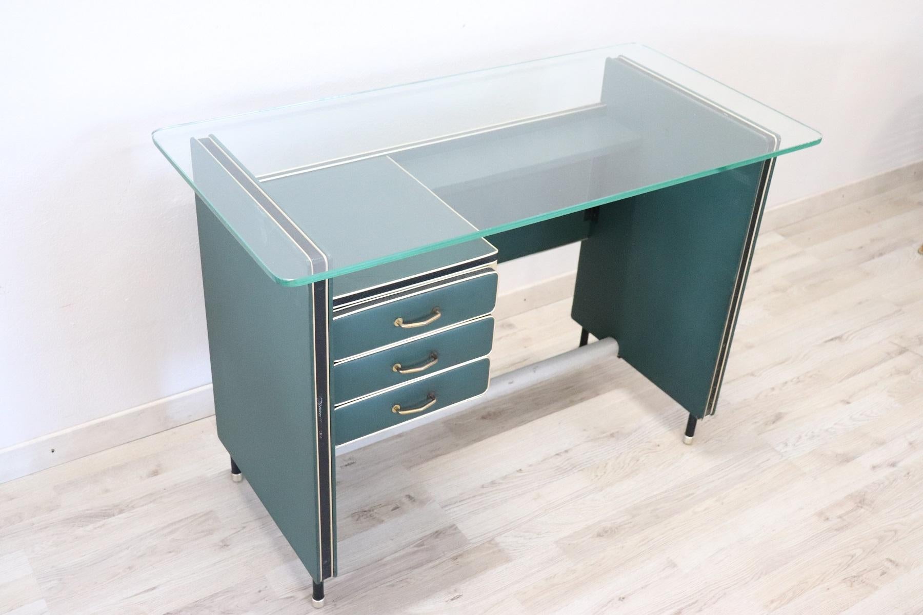 italien 20th Century Italian Design Office Furniture Set 1950s by Umberto Mascagni en vente