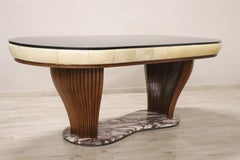 20th Century Italian Design Rare Oval Dining Table, Vittorio Dassi, 1950s