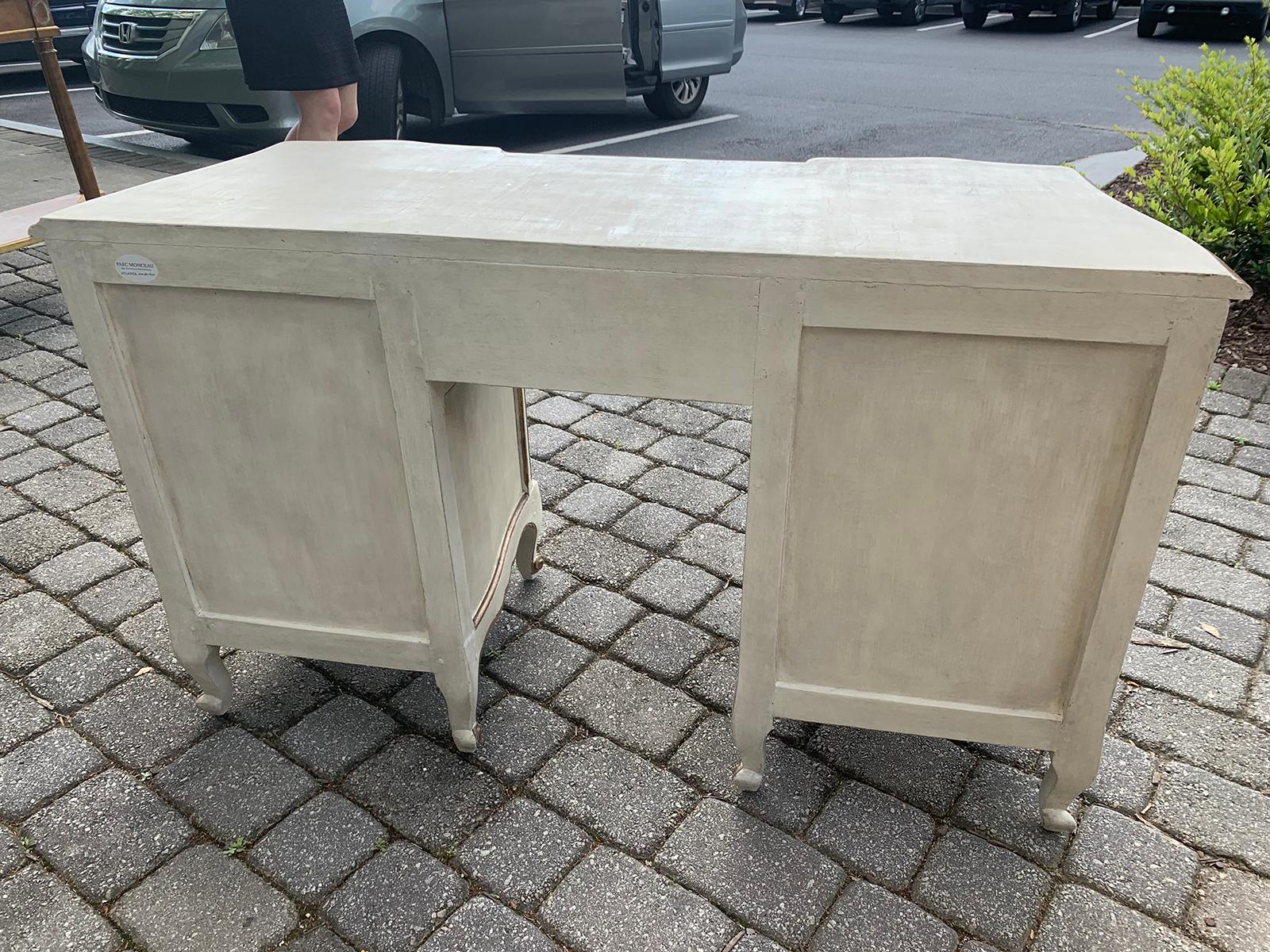 20th Century Italian Dressing Table/Desk, Painted White & Gold 5