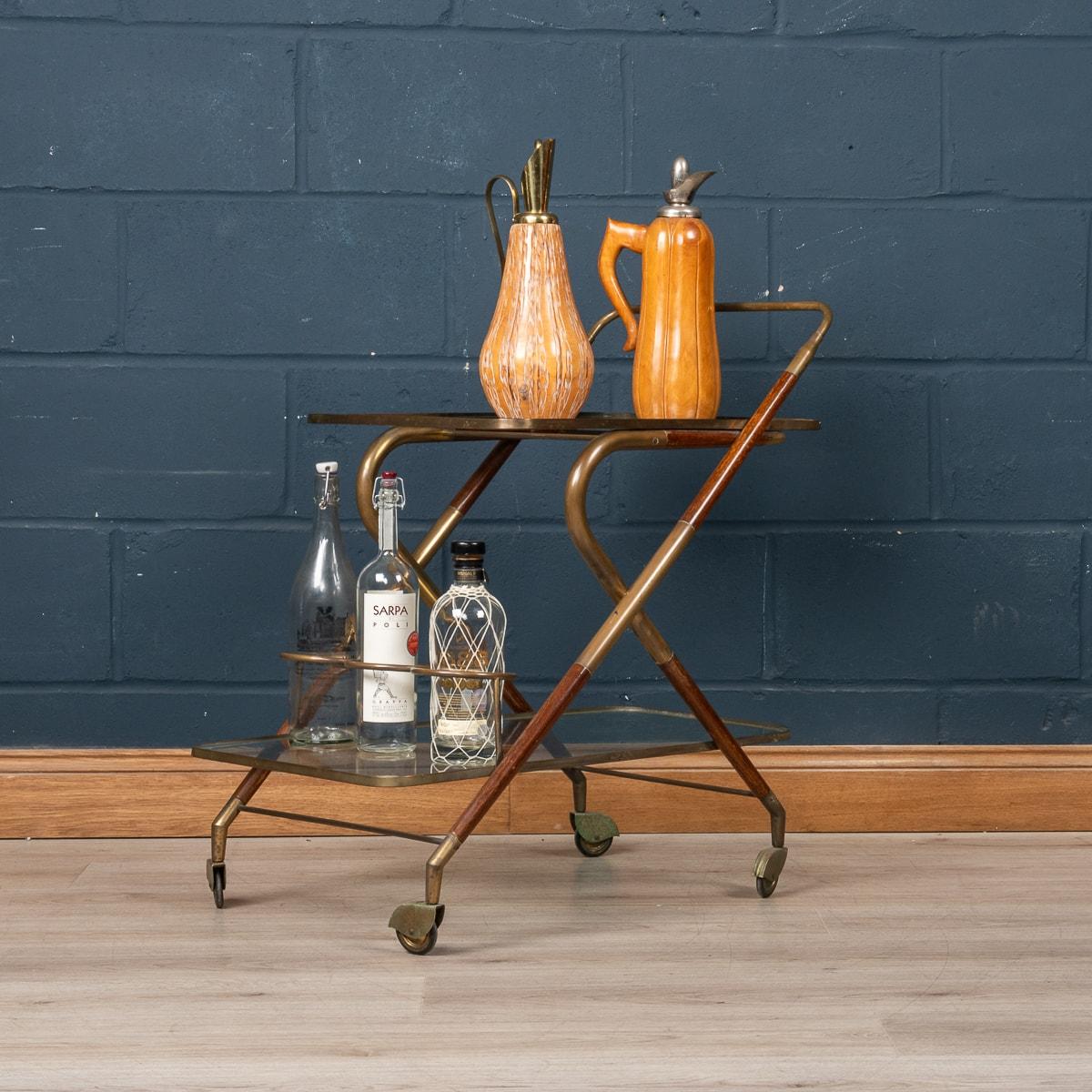 20th Century Italian Drinks Trolley Attributable To Cesare Lacca, c.1950 In Good Condition In Royal Tunbridge Wells, Kent