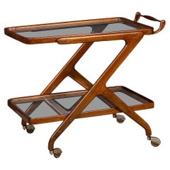 Chariot à boissons italien du XXe siècle Attribué à Cesare Cca c.1950
