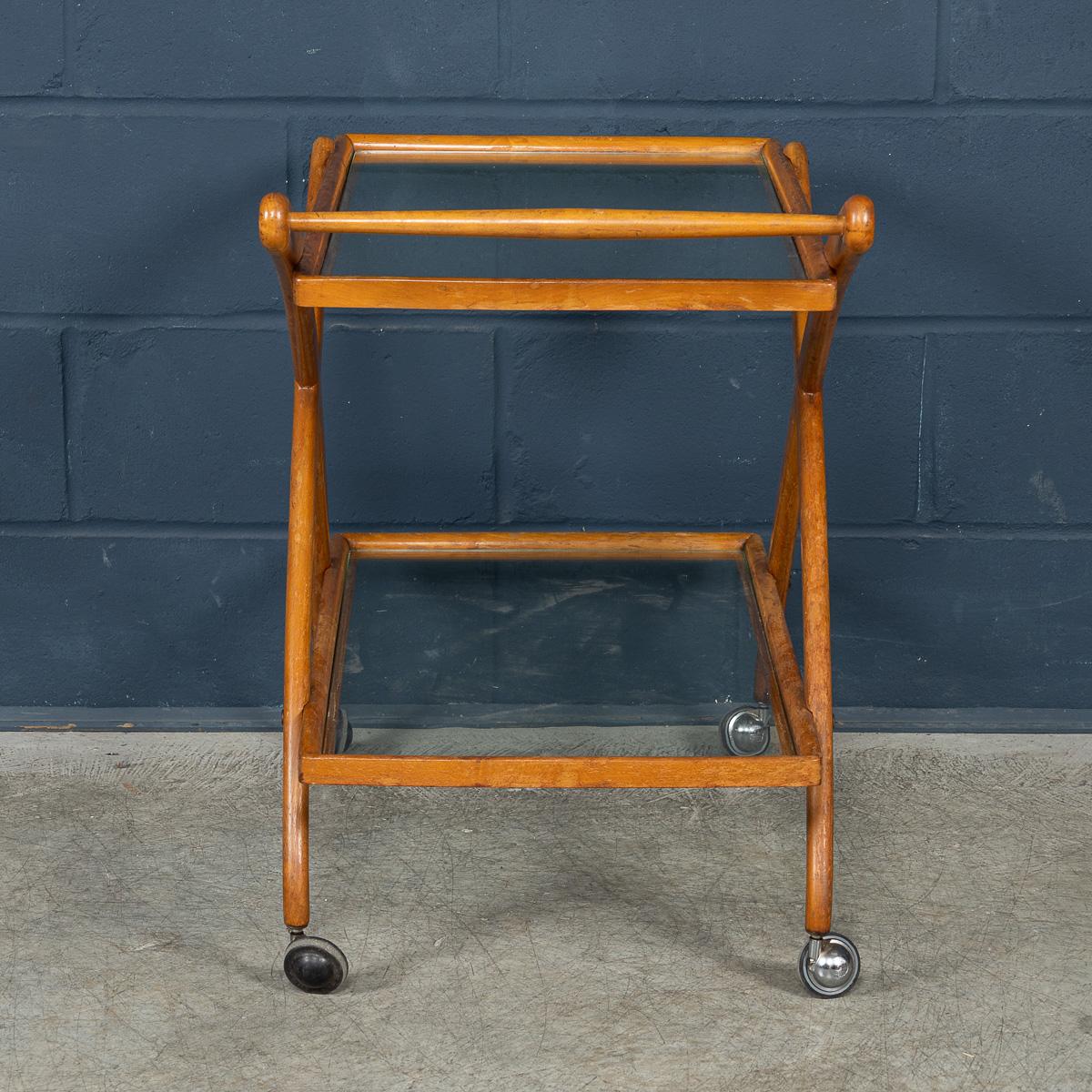 Carrello portabevande italiano del XX secolo attribuibile a Cesare Lacca c.1960 In condizioni buone in vendita a Royal Tunbridge Wells, Kent